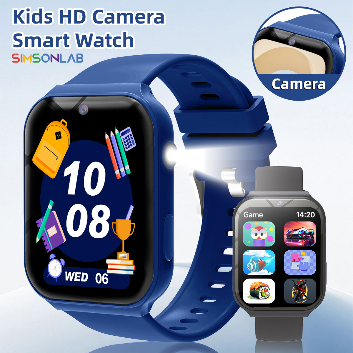 Smartwatch Watches For Girls - Study Partners for Kids HD Camera