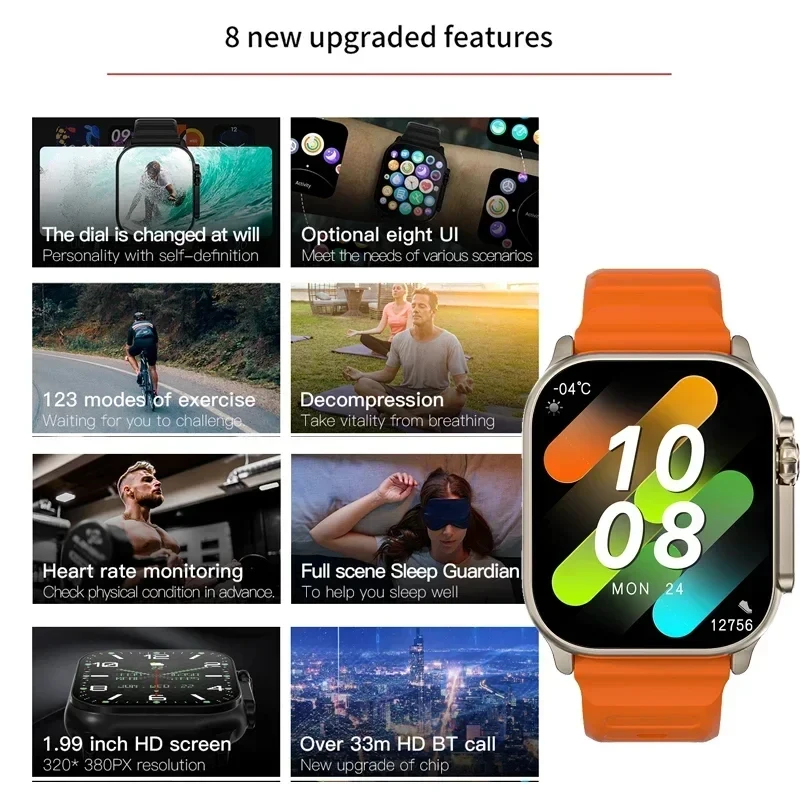 New Watch T10 Ultra Smart Watc - Smartwatch Watches For Girls review and price