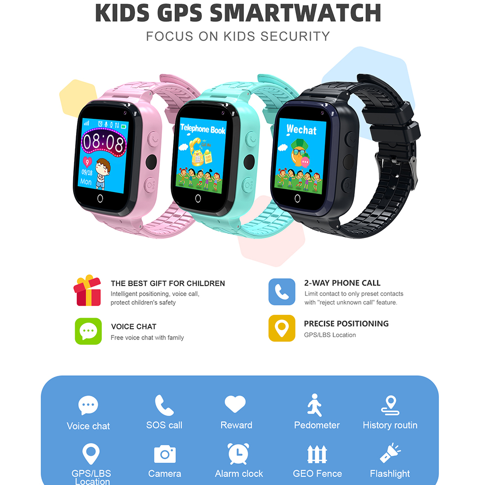 New Kids Smart Watch GPS Track - Smartwatch Watches For Kids With Gps review and price
