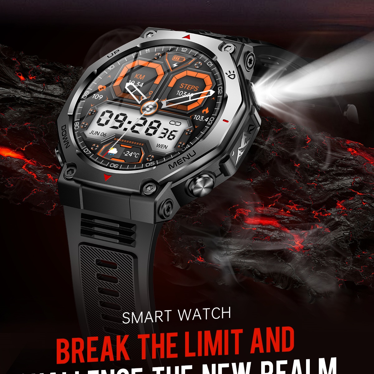 For Android IOS New AMOLED Sma - Watch Vs Smartwatch review and price