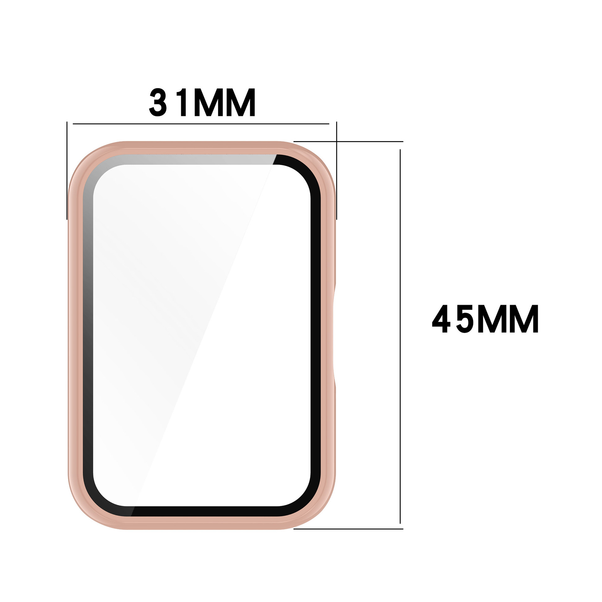 Glass+Case For Samsung Galaxy  - Smartwatch Watches For Girls review and price