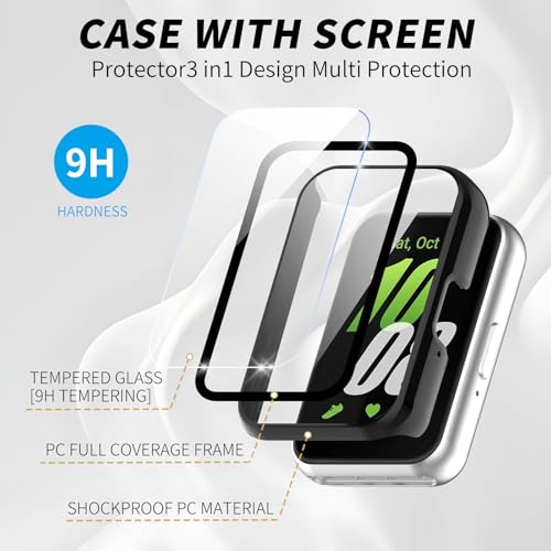 Glass+Case For Samsung Galaxy  - Smartwatch Watches For Girls review and price