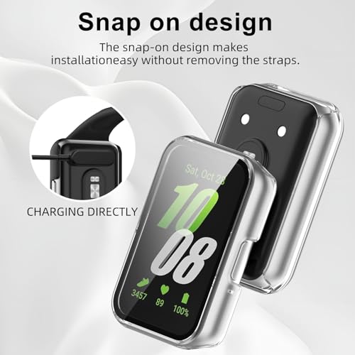Glass+Case For Samsung Galaxy  - Smartwatch Watches For Girls review and price