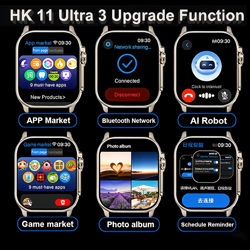 New Watches Men HK11 ULTRA3 Sm - Smartwatch Watches For Girls review and price