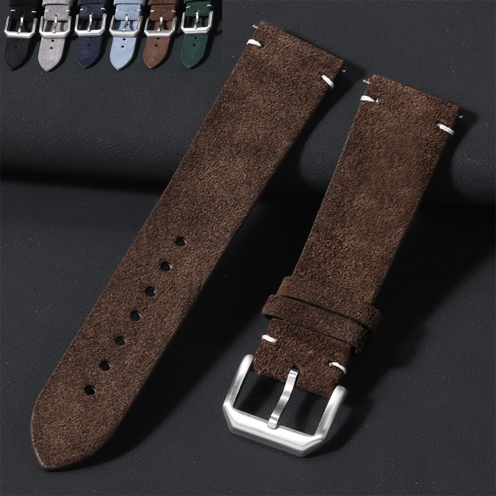 20mm 22mm Soft Suede Leather W - Smartwatch Vintage Watches For Women review and price