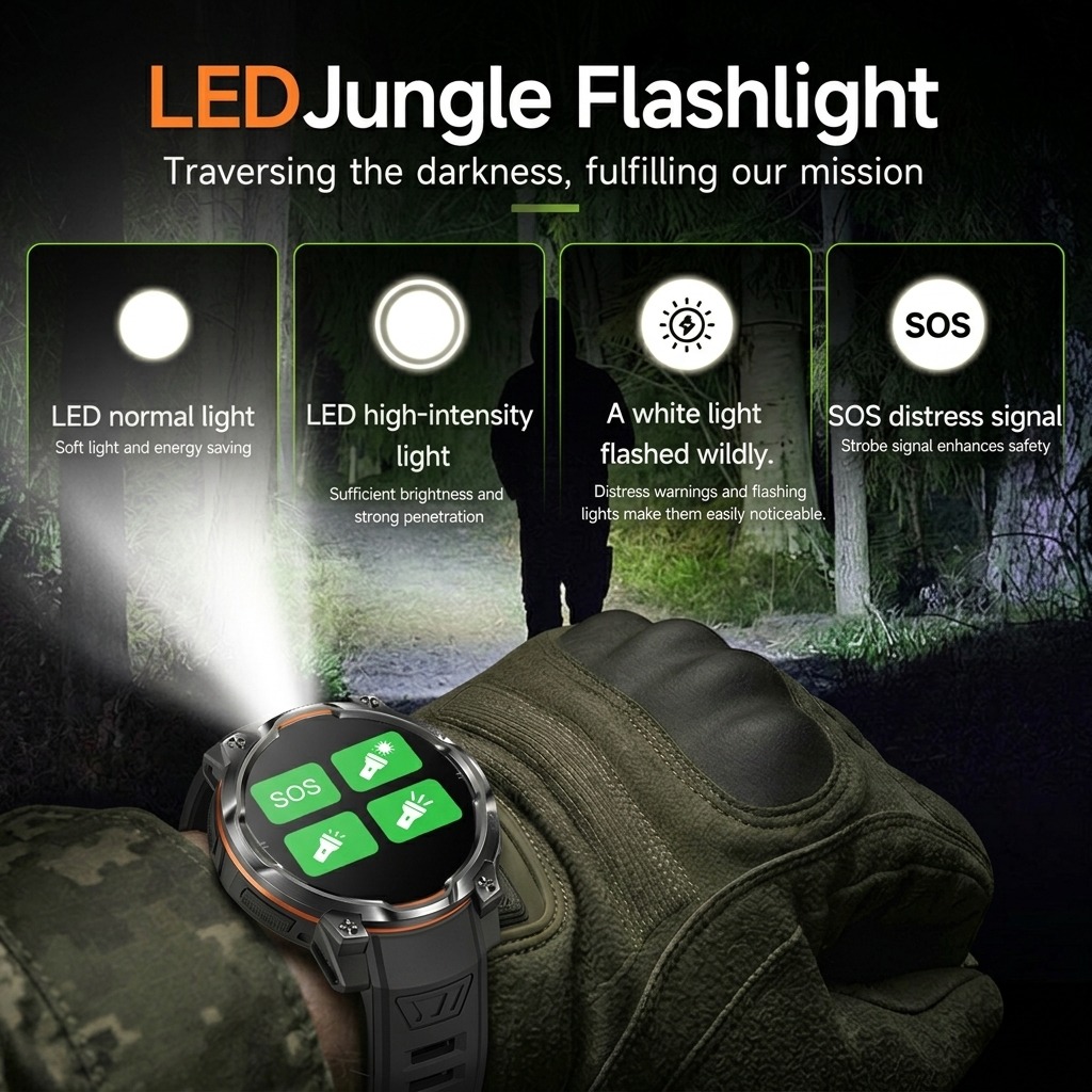 VWAR Military Smart Watch Buil - Watch Vs Smartwatch review and price