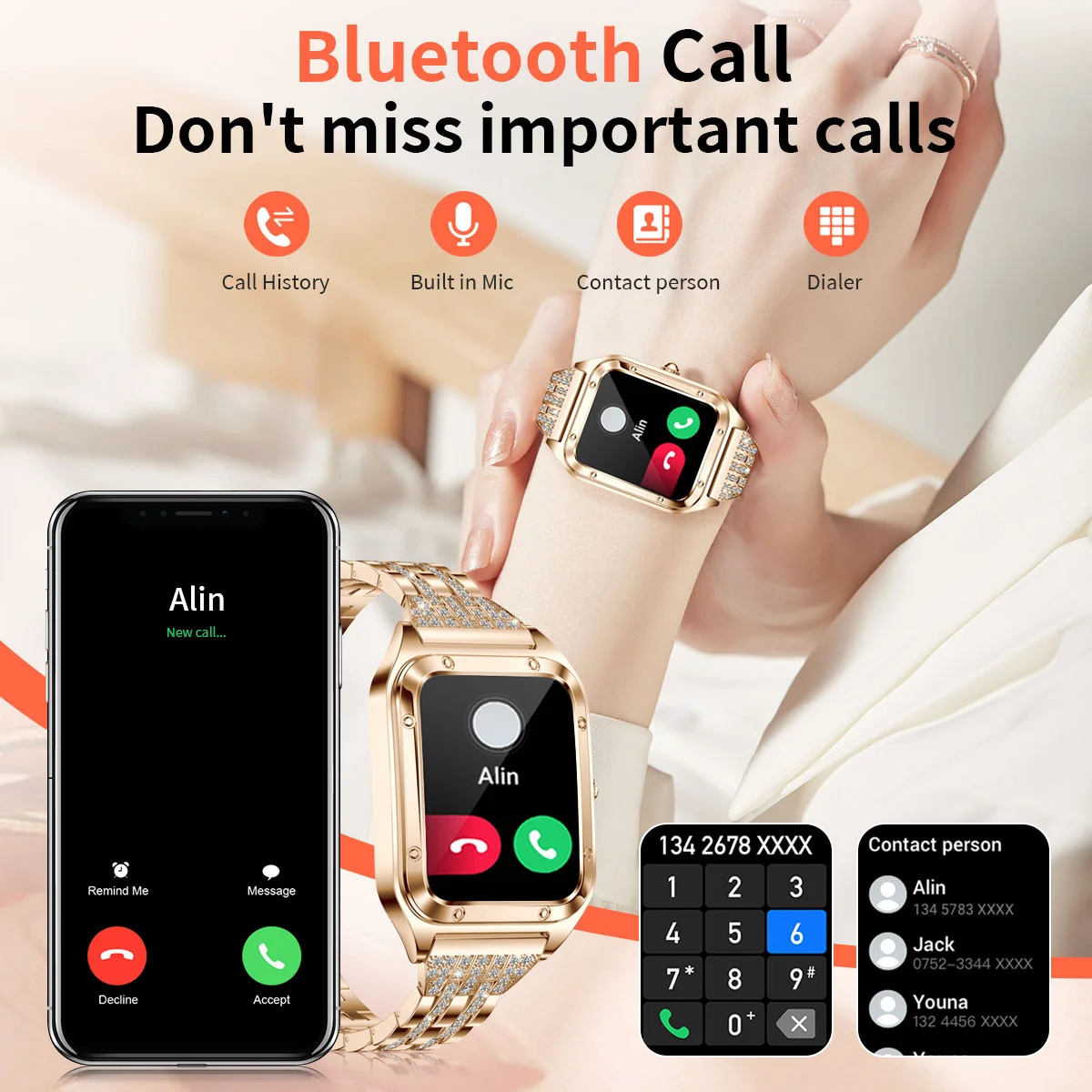 1.57Inch Top Luxury Smart Watc - Smartwatch Watches Price review and price