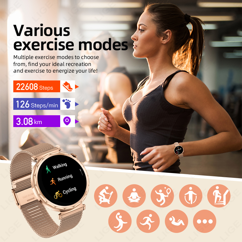 LIGE 2026 New Smart Watch Wome - Watches Ladies Smartwatch review and price