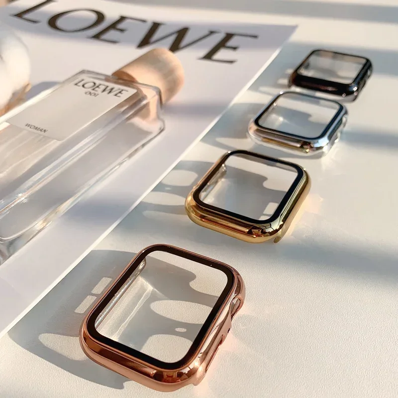 Glass+case For Apple Watch ban - Smartwatch Watches For Girls review and price