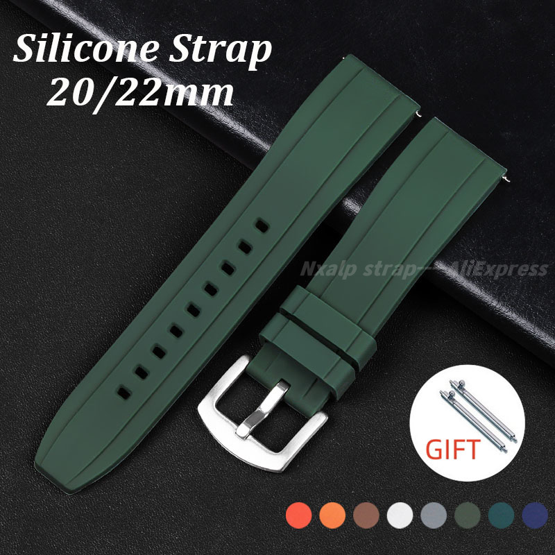 20mm 22mm Silicone Watch Band  - Watches Rolex Smartwatch review and price