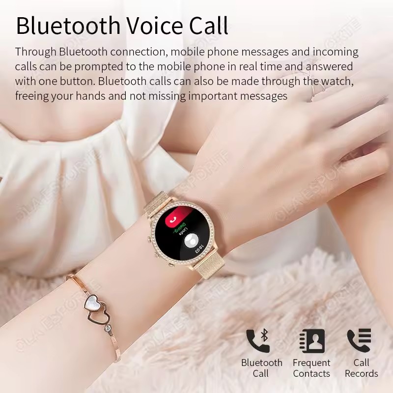 Elegant Ladies' Smartwatch Blu - Smartwatch Watches For Girls review and price
